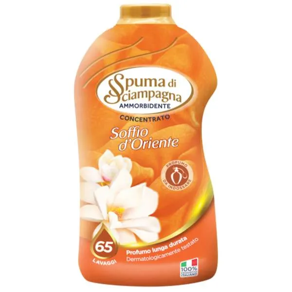 SPUMA DI SCIAMPAGNA Spuma di Sciampagna Ammorbidente Concentrato 1300ml - Soffio D'Oriente - MegaPrezzo