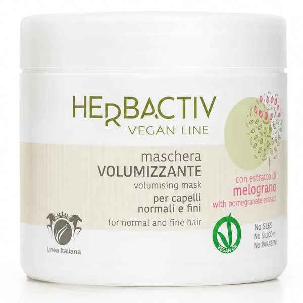 LINEA ITALIANA Herbactiv Vegan Line Maschera Volumizzante - 500ml - MegaPrezzo