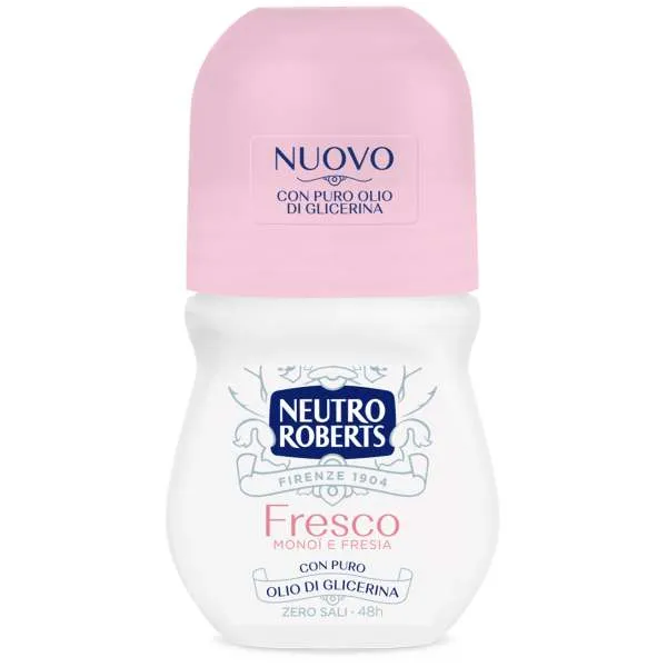 NEUTRO ROBERTS Neutro Roberts Dodorante Roll-On 50ml - Fresco Monoi e Fresia - MegaPrezzo