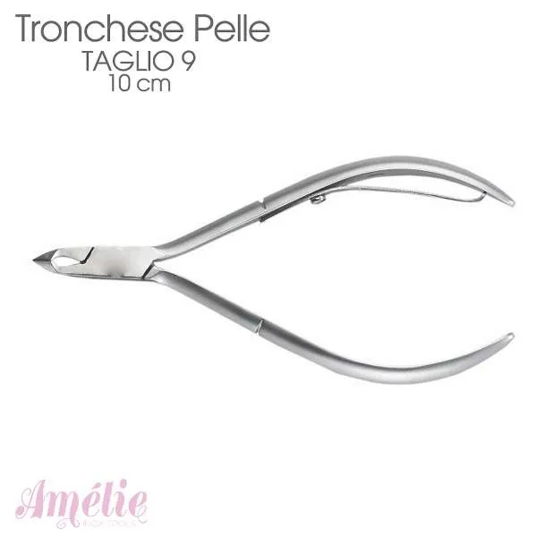 AMELIE Amelie Tronchese Pelle Acciaio Inox - 10cm Taglio 9 - MegaPrezzo