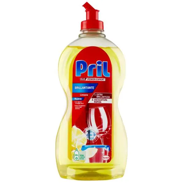 PRIL Pril Brillante Detersivo Lavastoviglie 500ml - Limone - MegaPrezzo