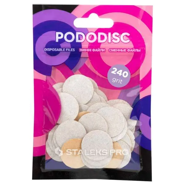 STALEKS PRO Staleks Pro Kit 50 Ricambio Pododisc 50pz Grana 240 - 20mm - MegaPrezzo