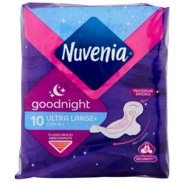 NUVENIA Nuvenia Assorbenti Goodnight Ultra Large Ali - 10pz - MegaPrezzo