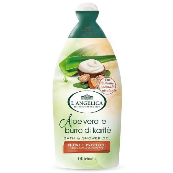 L'ANGELICA L'Angelica Bagnoschiuma 450ml - Aloe e Karitè - MegaPrezzo
