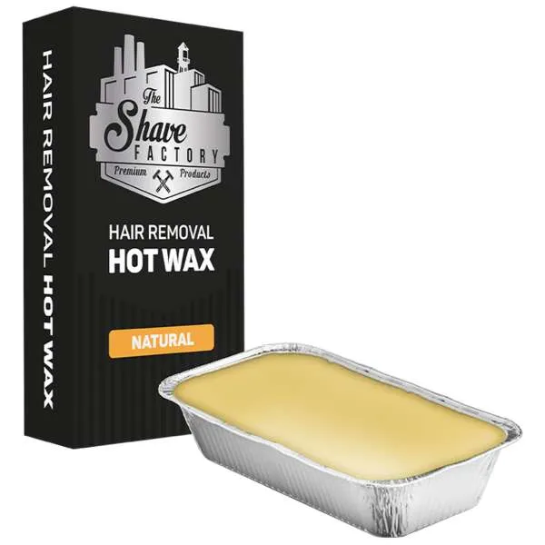 THE SHAVE FACTORY The Shave Factory Hair Removal Cera Epilatoria a Caldo 500gr - Natural - MegaPrezzo
