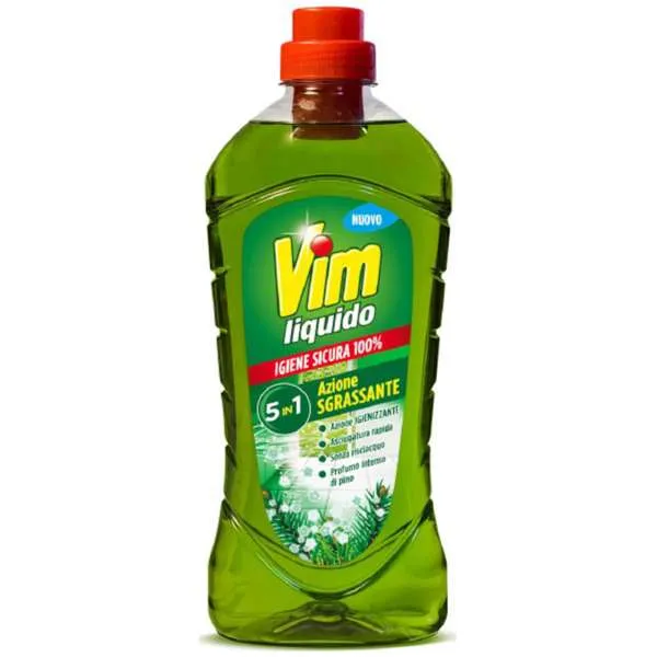 VIM Vim Liquido Sgrassatore Pavimenti 1000ml - Pino - MegaPrezzo
