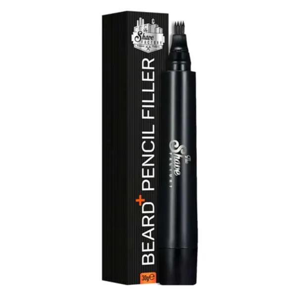 THE SHAVE FACTORY The Shave Factory Beard Pencil Filler per Barba - Nero - MegaPrezzo