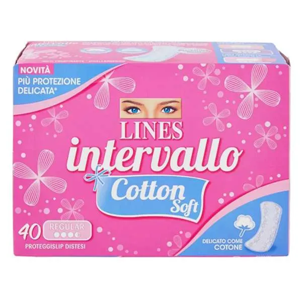 LINES Lines Intervallo Cotton Soft Proteggislip Distesi - 40pz - MegaPrezzo