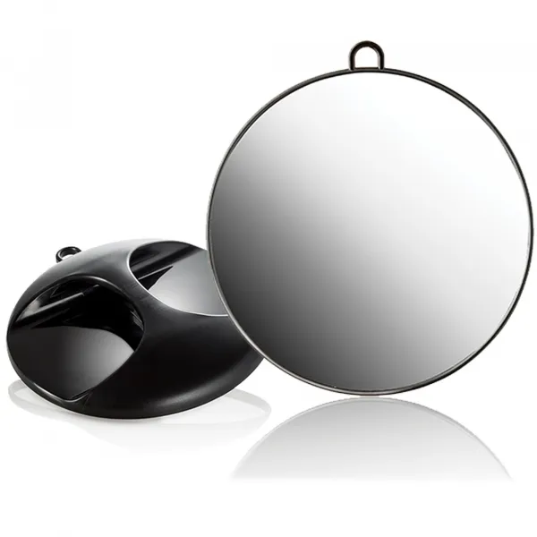XANITALIA Specchio Circle Parrucchiere da 29cm - Black - MegaPrezzo