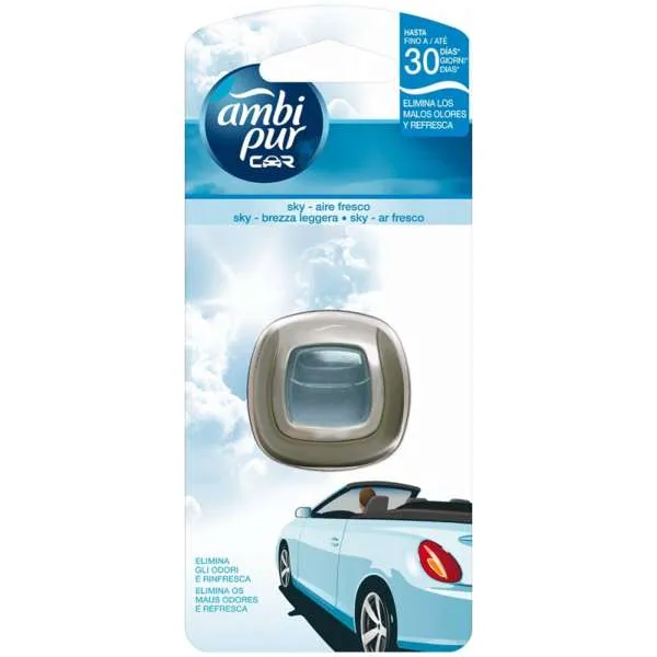 AMBIPUR Ambi Pur Car Deodorante Auto - Sky Brezza Leggera - MegaPrezzo