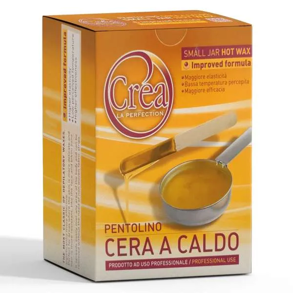 HOLIDAY Crea Perfection Pentolino con Cera a Caldo 120ml - Gialla - MegaPrezzo