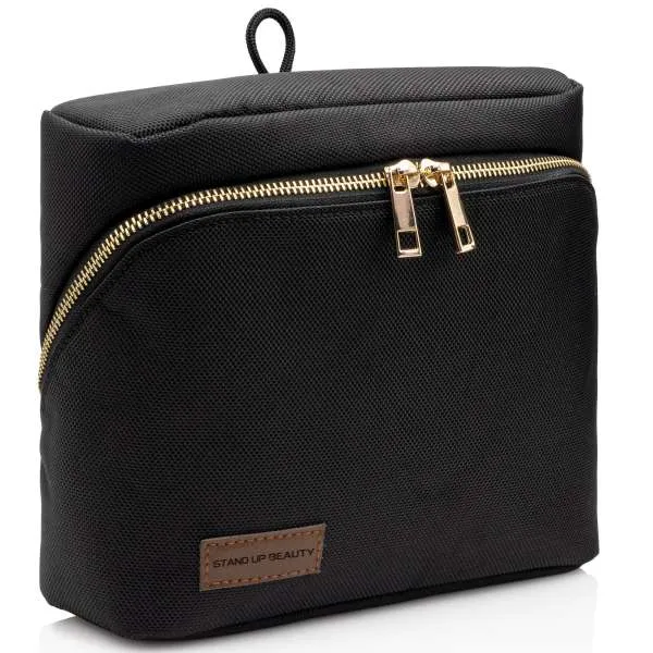 XANITALIA Stand-Up Beauty Borsa per Makuup Artist e Parrucchieri - Nero - MegaPrezzo