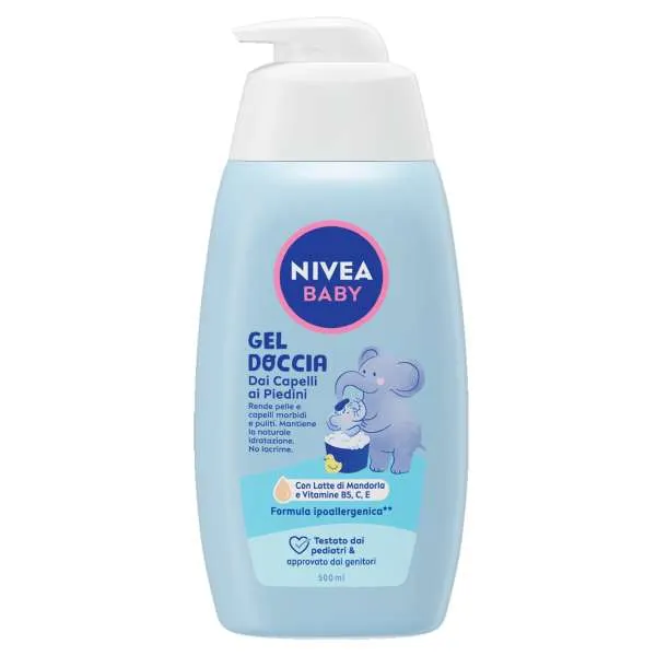 NIVEA Nivea Baby Gel Doccia Capelli e Piedini  - 500ml - MegaPrezzo