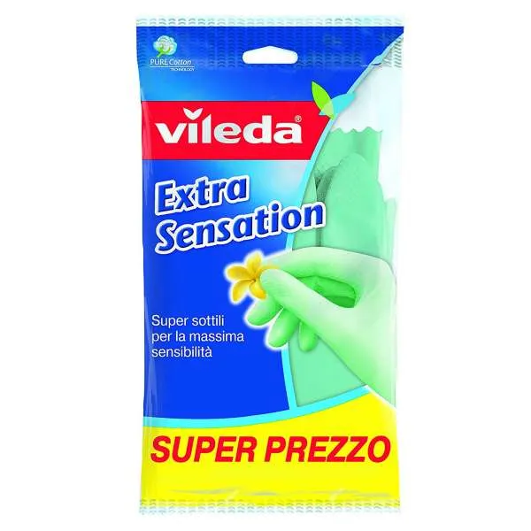 VILEDA Vileda Guanti Extra Sensation Lattice 1pz - Media - MegaPrezzo