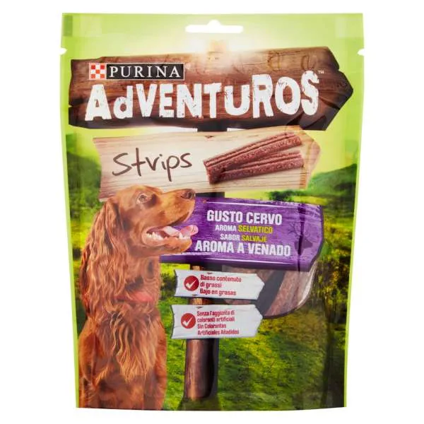 PURINA Purina Adventuros Strips per Cane - Cervo - MegaPrezzo