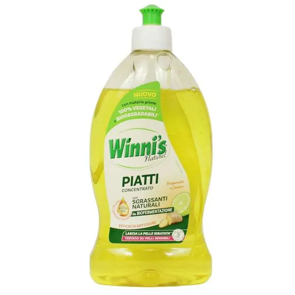 WINNI'S Winni's Piatti Concentrato 480ml - Bergamotto e Zenzero - MegaPrezzo