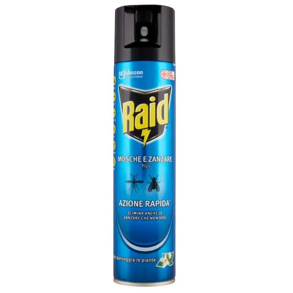 RAID Raid Mosche e Zanzare Spray Plus - 400ml - MegaPrezzo