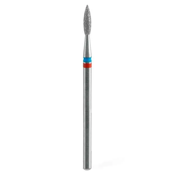 STALEKS PRO Staleks Pro Punta Fresa Diamantata Duo Fiamma Rosso Blu - 8mm - MegaPrezzo