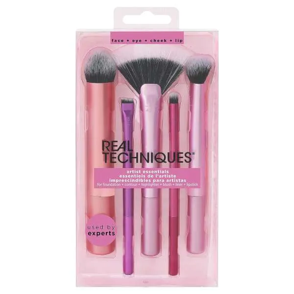 REAL TECHNIQUES Real Techniques Set 5 Pennelli Essentials Makeup - MegaPrezzo