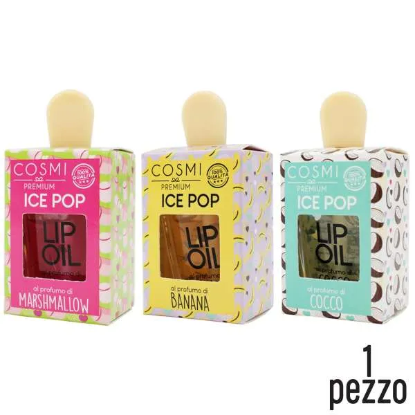 COSMI ITALIA Cosmi Olio per Labbra Ice Pop - Fragranze Miste - MegaPrezzo