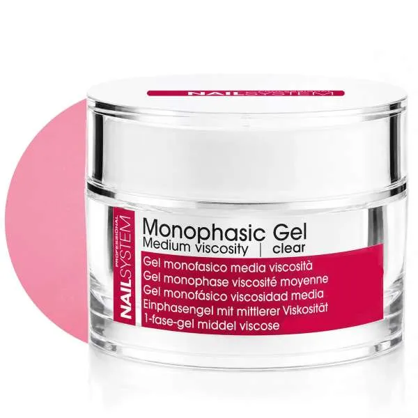 XANITALIA Nail System Gel Ricostruzione Monofasico Media Viscosità 30ml - Milky Pink - MegaPrezzo
