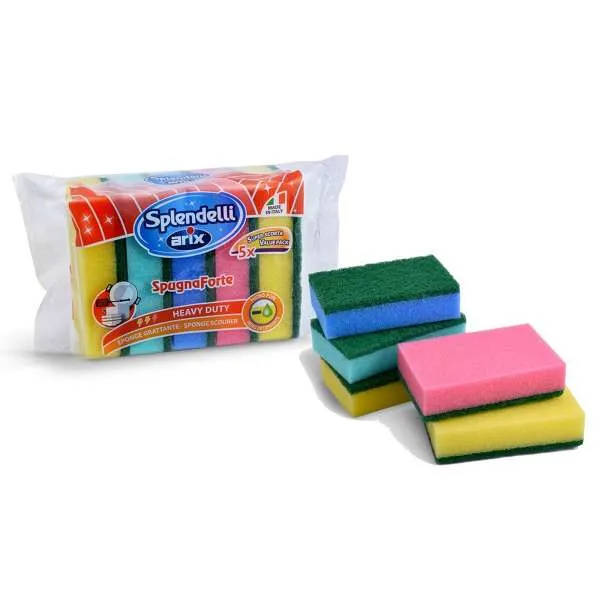 ARIX Arix Spugna Abrasiva Colorata - 5pz - MegaPrezzo
