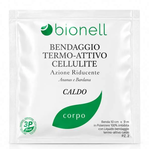 BIONELL Bionell Bendaggio Termoattivo Caldo Cellulite - 120ml - MegaPrezzo