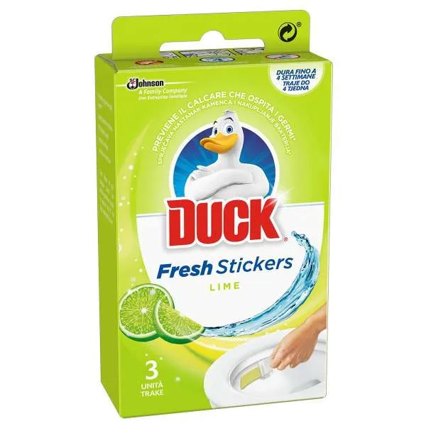 DUCK WC Duck Wc Fresh Stickers 3pz - Lime - MegaPrezzo