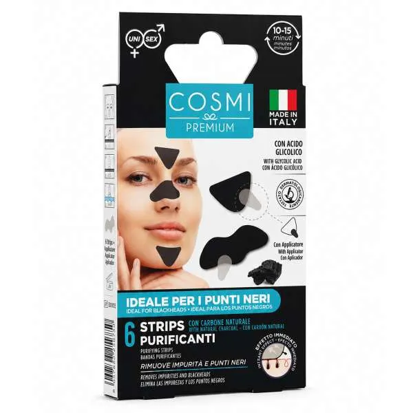 COSMI ITALIA Cosmi Patch per Punti Neri Purificanti al Carbone - 6pz - MegaPrezzo