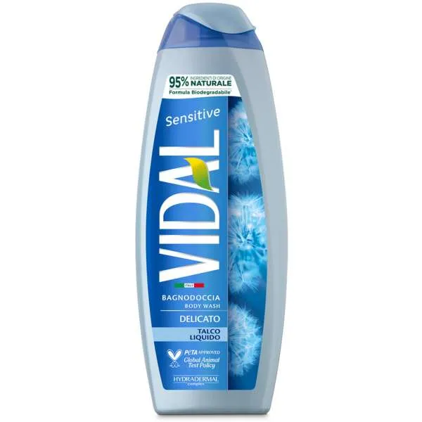 VIDAL Vidal Bagnodoccia Delicato con Talco Liquido - 500ml - MegaPrezzo