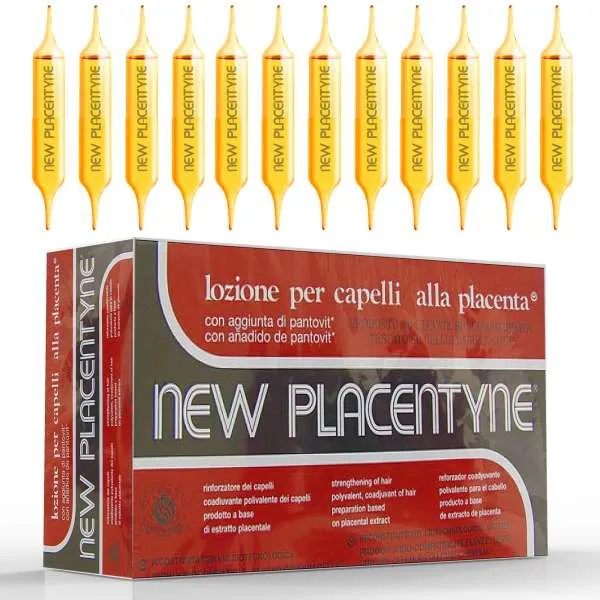 LINEA ITALIANA New Placentyne Fiale Lozione alla Placenta - 12x10ml - MegaPrezzo