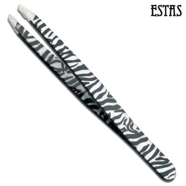 ESTAS Estas Pinzetta Inox Obliqua - Zebra - MegaPrezzo