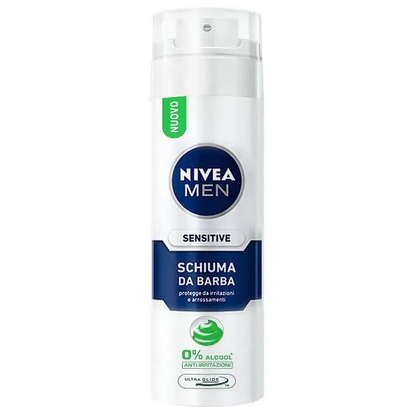 NIVEA Nivea Men Schiuma Barba Sensitive - 200ml - MegaPrezzo