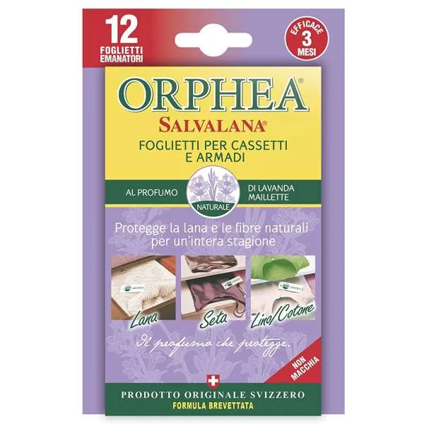 ORPHEA Orphea Salvalana 12 Foglietti - Lavanda - MegaPrezzo