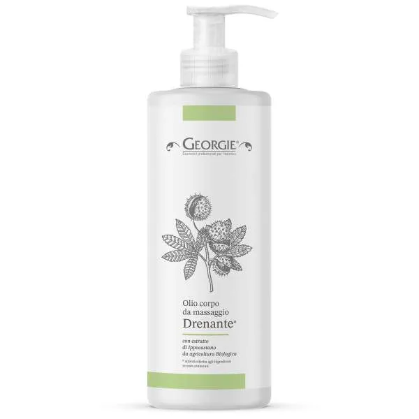 GEORGIE Georgie Olio Massaggio Trattamento Drenante - 500ml - MegaPrezzo