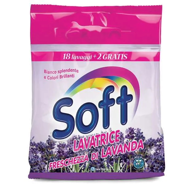 SOFT Soft Polvere Lavatrice 1320gr - Lavanda - MegaPrezzo