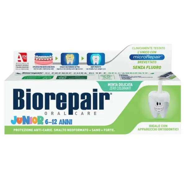 BIOREPAIR Biorepair Dentifricio Junior 6/12 Anni- 75ml - MegaPrezzo