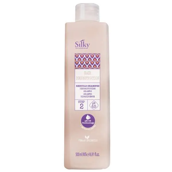 SILKY Silky Hair Reconstruction Shampoo Ricostituente - 500ml - MegaPrezzo