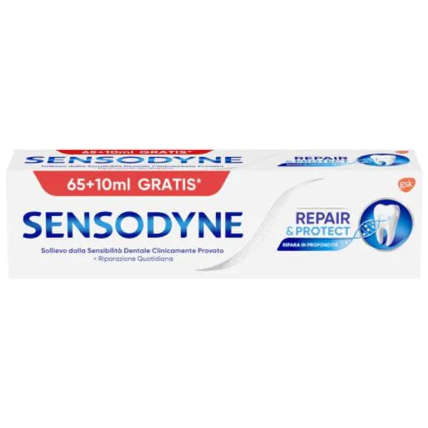 SENSODYNE Sensodyne Dentifricio Ripara e Proteggi - 75ml - MegaPrezzo