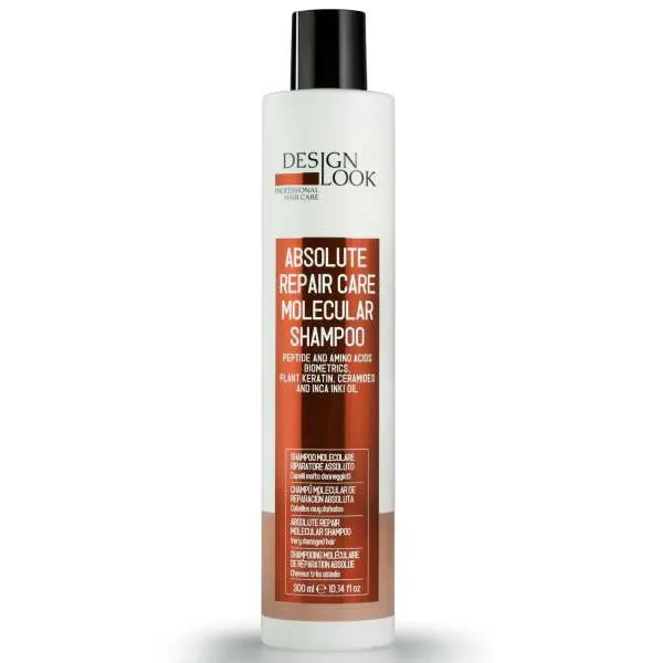DESIGN LOOK Design Look Absolute Repair Care Molecular Shampoo Riparatore - 300ml - MegaPrezzo