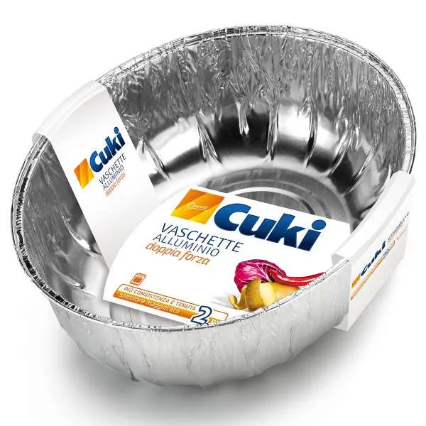 CUKI Cuki Vaschette Alluminio Pollo Arrosto - 2pz - MegaPrezzo