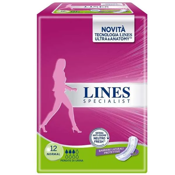 LINES Lines Specialist Assorbenti Normal - 12pz - MegaPrezzo