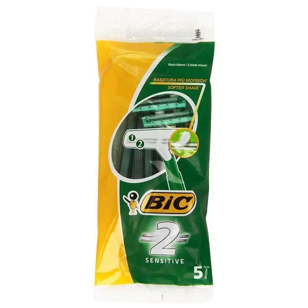 BIC Bic Rasoio da Barba Due Sensitive - 5pz - MegaPrezzo