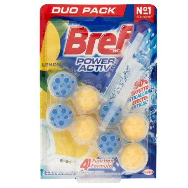 BREF Bref WC Power Activ 2X50gr - Lemon - MegaPrezzo