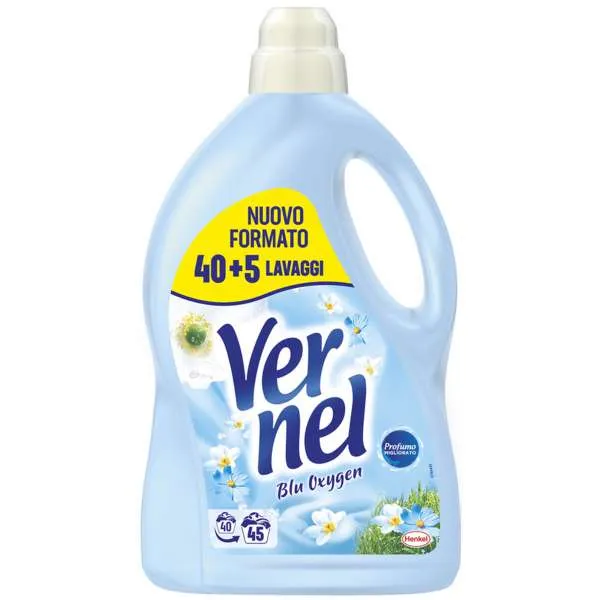 VERNEL Vernel Ammorbidente 45 Lavaggi - Blu Oxygen - MegaPrezzo