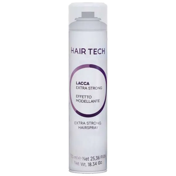 HAIR TECH Hair Tech Lacca Extra Strong Effetto Modellante - 750ml - MegaPrezzo