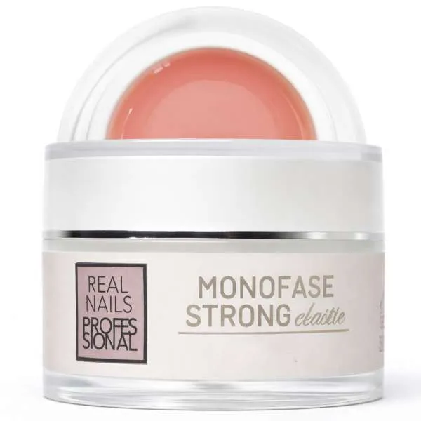 REAL NAILS PROFESSIONAL Real Nails Professional Gel Strong Elastic 50ml - Milk Rose - MegaPrezzo
