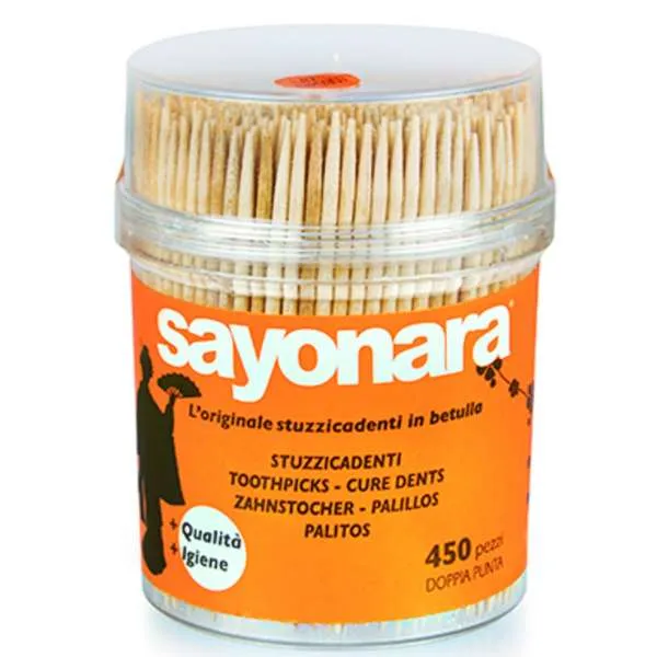 SAYONARA Sayonara Stuzzicadenti in Betulla - 450pz - MegaPrezzo
