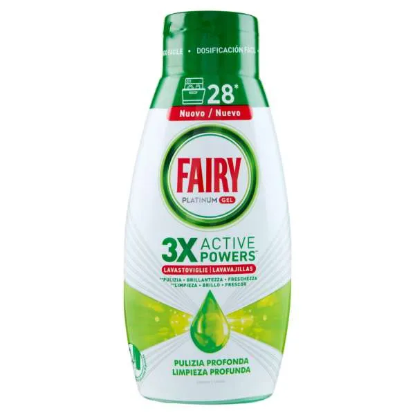FAIRY Fairy Gel Lavastoviglie Platinum Pulizia Profonda 504ml - Limone - MegaPrezzo