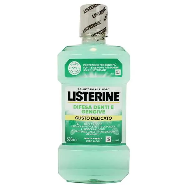 LISTERINE Listerine Collutorio Denti e Gengive Delicato - 500ml - MegaPrezzo